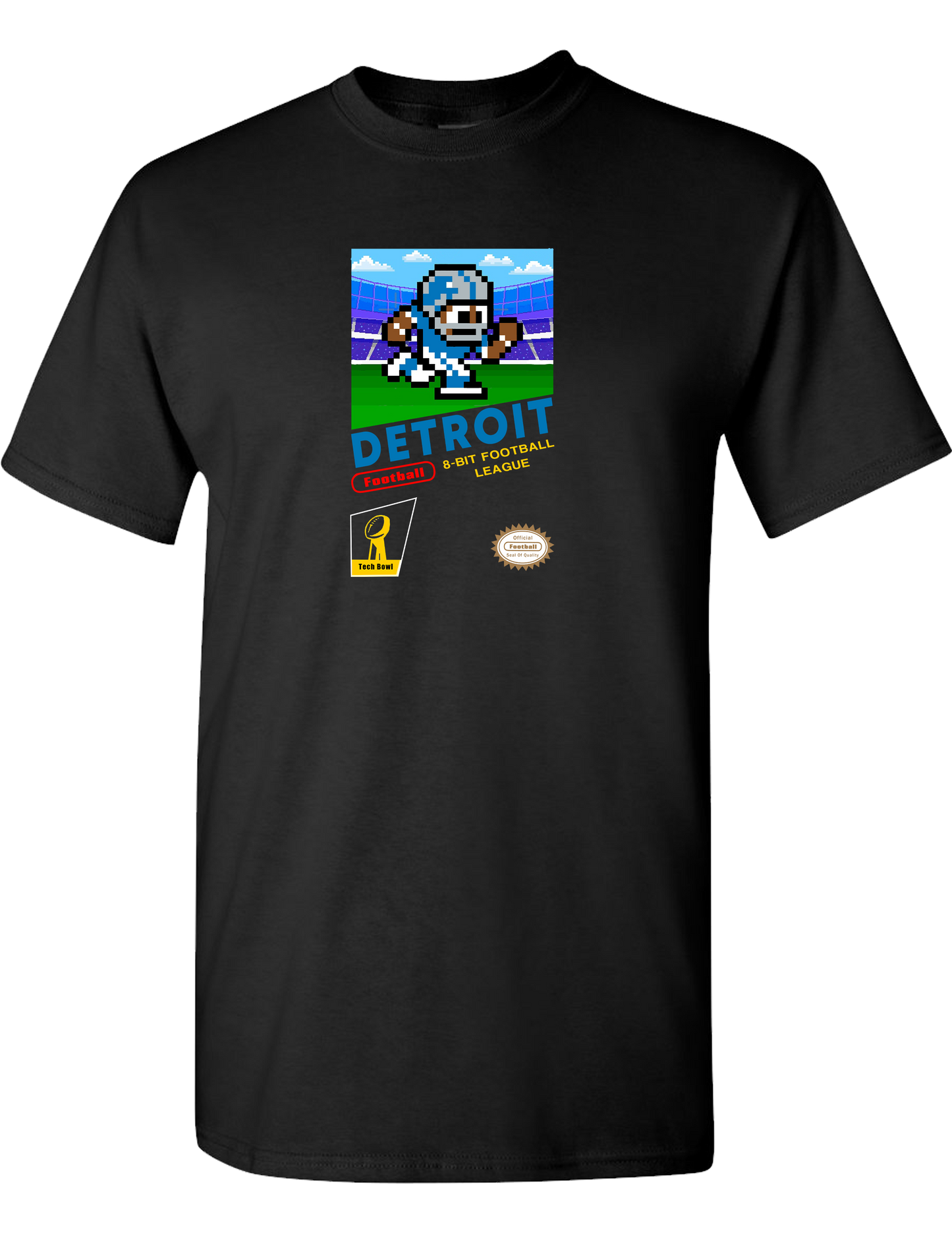 8-Bit Detroit Game T-Shirt
