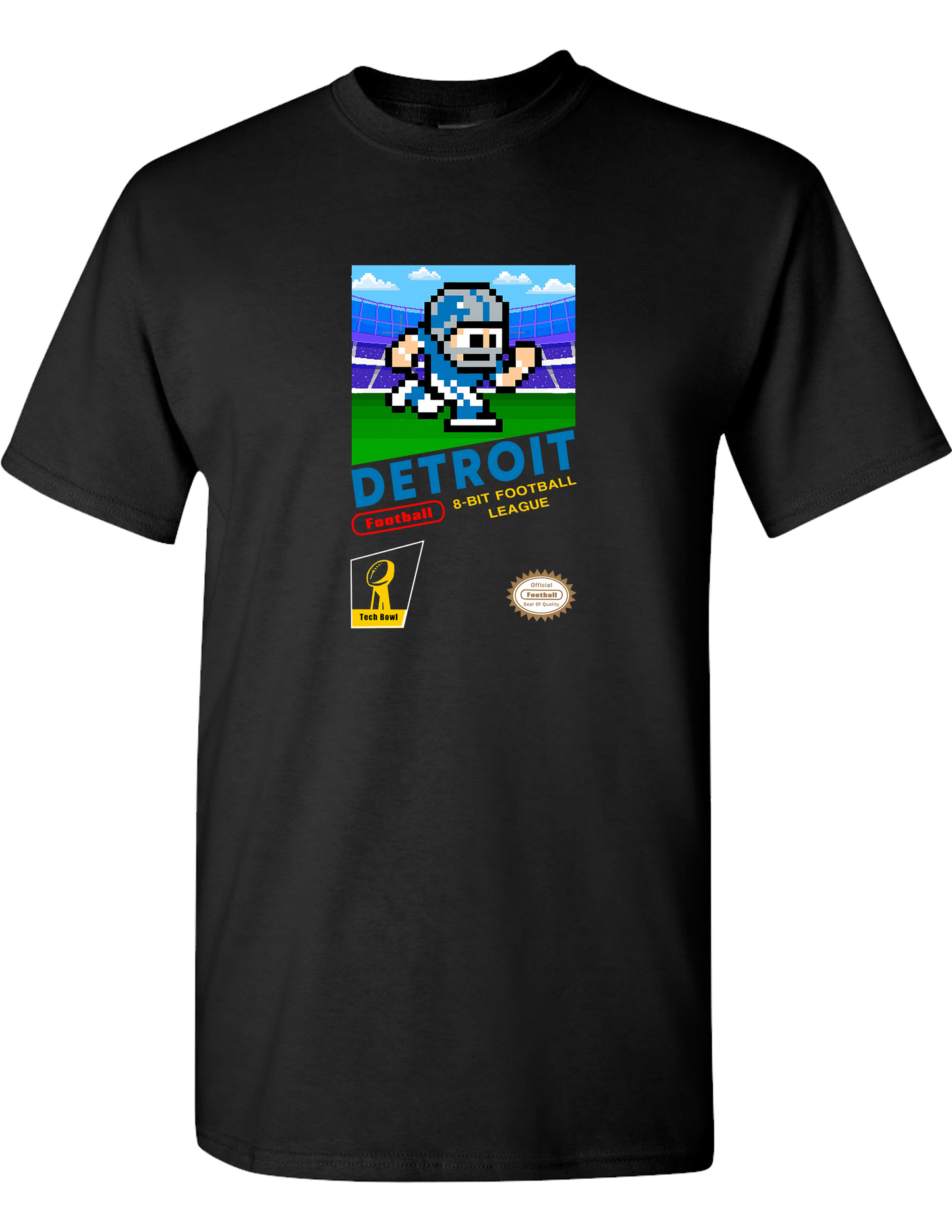 8-Bit Detroit Game T-Shirt
