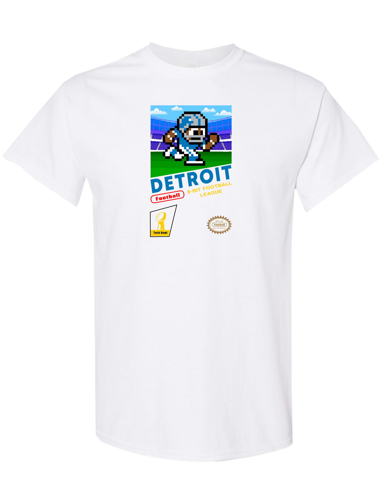 8-Bit Detroit Game T-Shirt