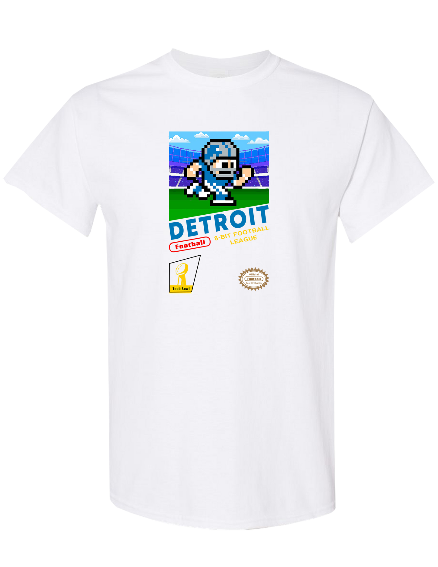 8-Bit Detroit Game T-Shirt