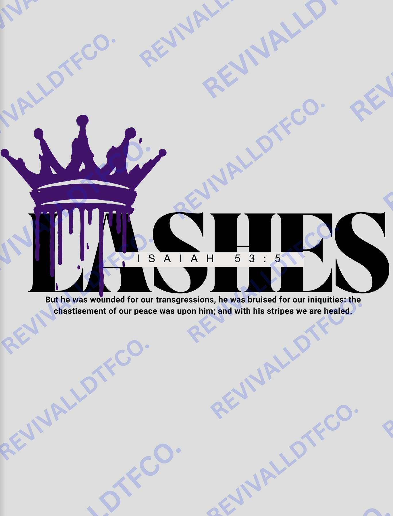 Lashes - Ready To Press DTF Transfer