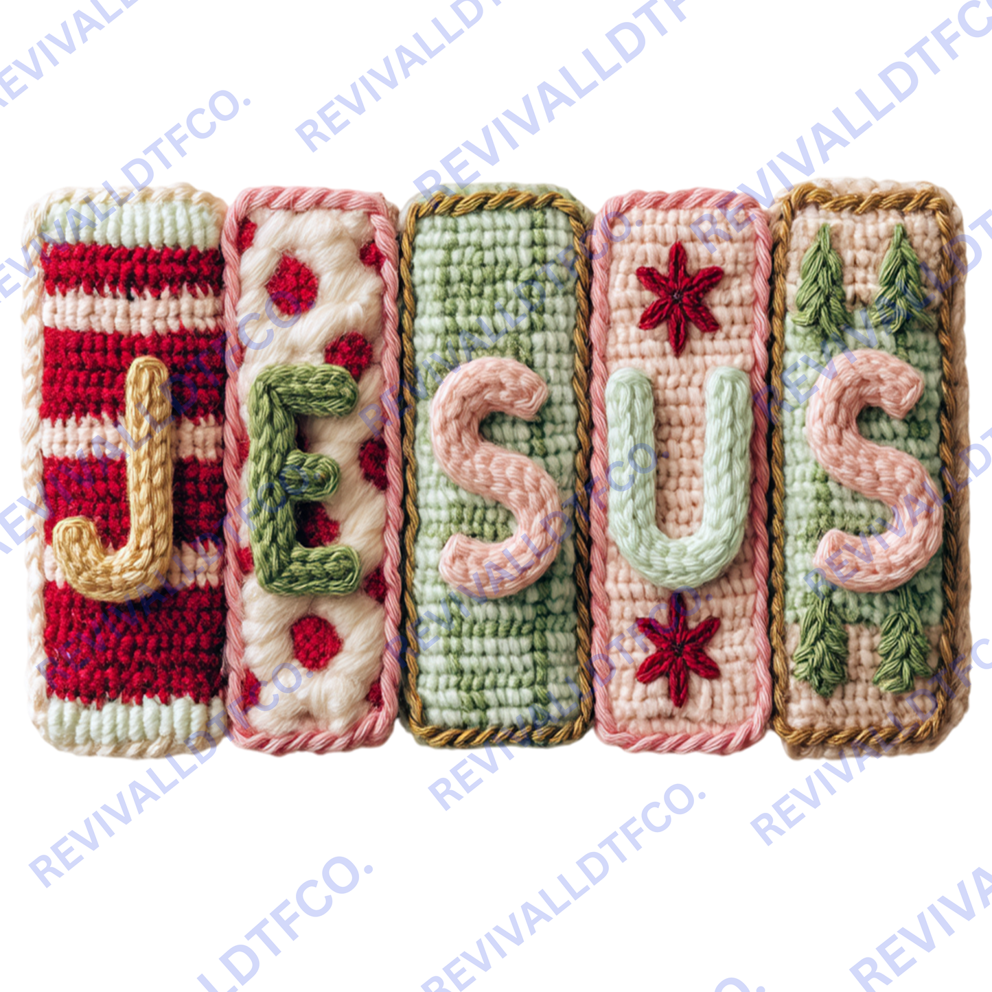 Crochet Jesus - Ready To Press DTF Transfer