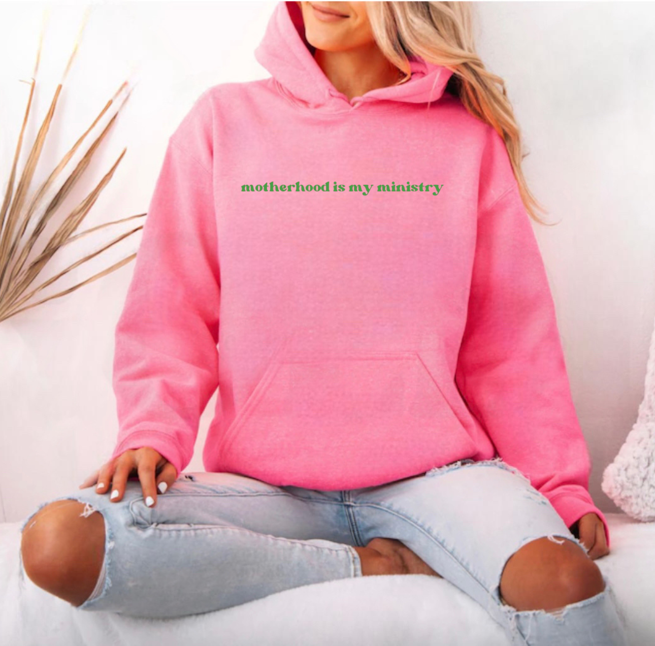 Motherhood is my ministry crewneck