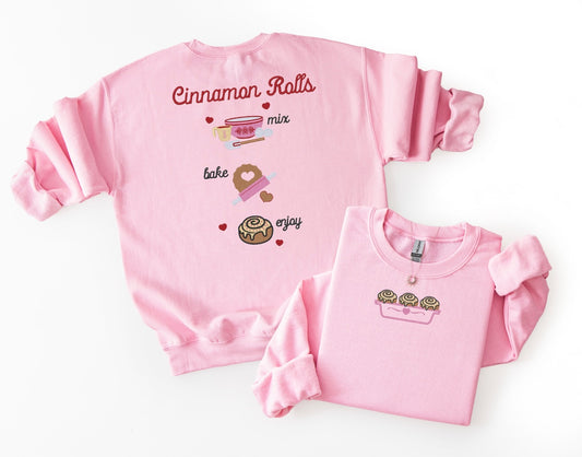 Cinnamon Roll Crewneck (embroidered)