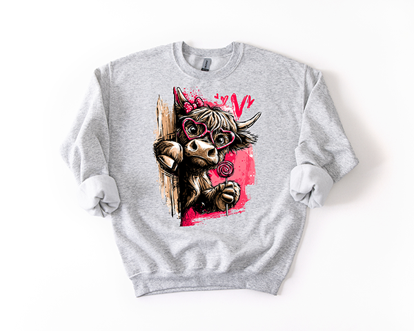 Susie Cow Crewneck - Hand Printed Sweatshirts in the USA