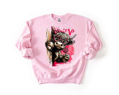 Susie Cow Crewneck - Hand Printed Sweatshirts in the USA