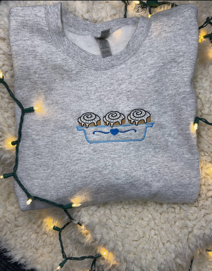 Cinnamon Roll Crewneck (embroidered)