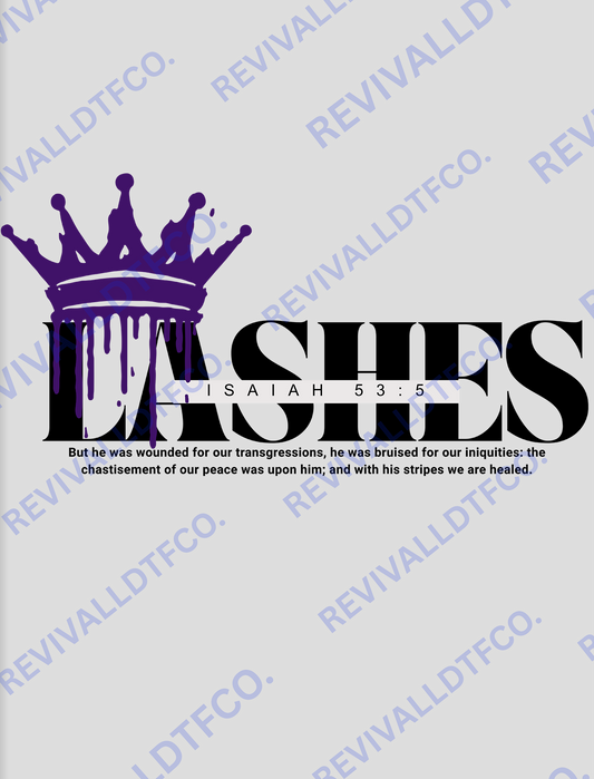 Lashes - Ready To Press DTF Transfer