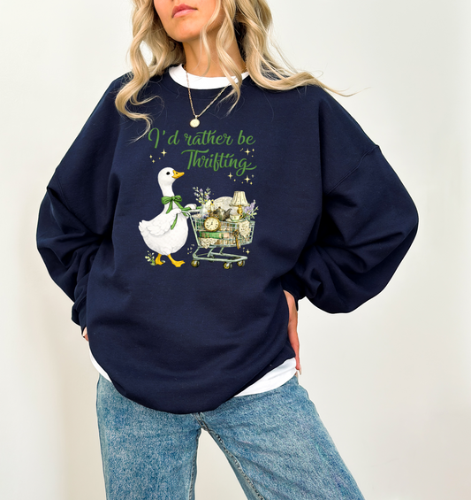 Ready to Press DTF Transfer - I'd Rather Be Thrifting