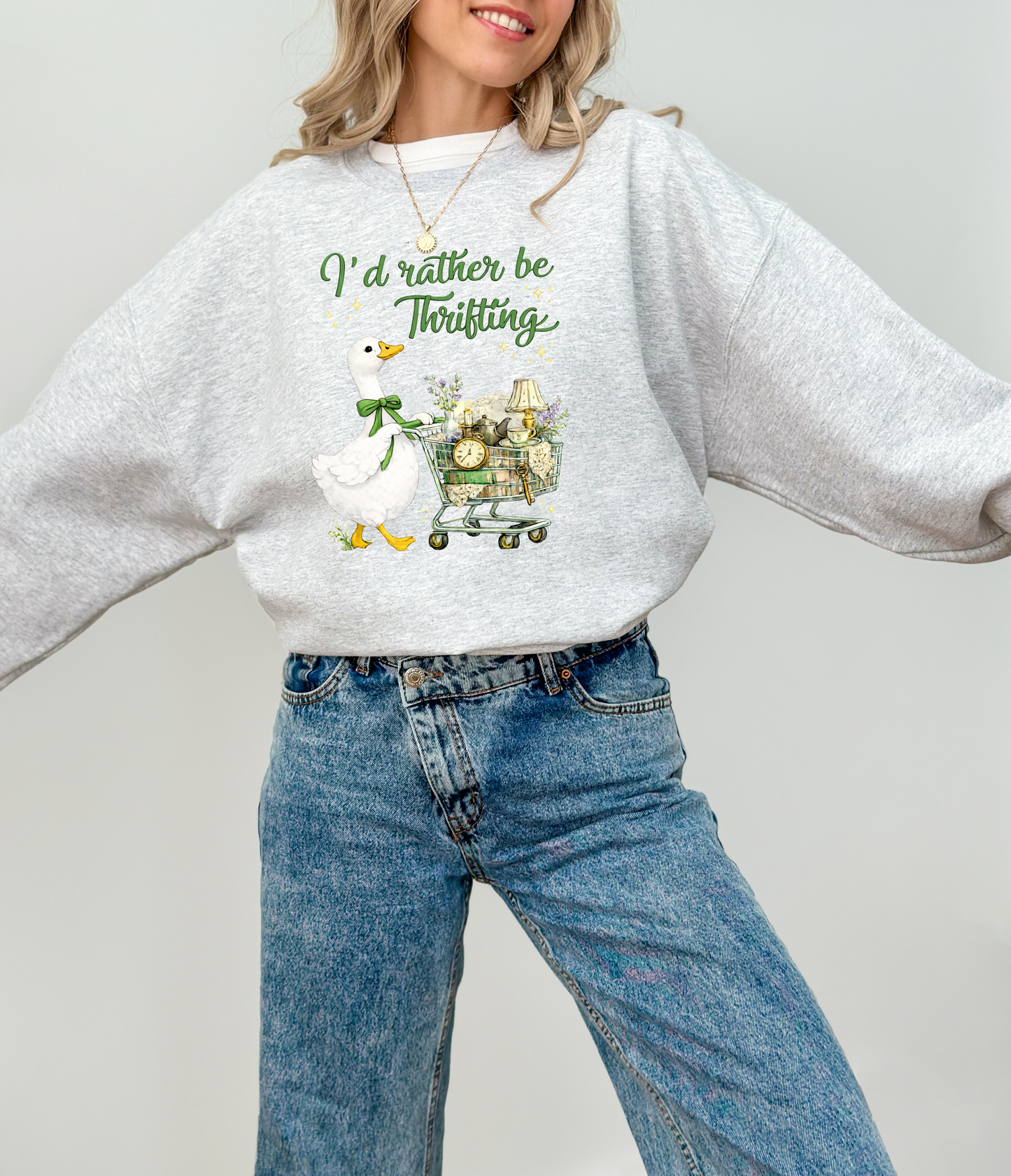 Ready to Press DTF Transfer - I'd Rather Be Thrifting