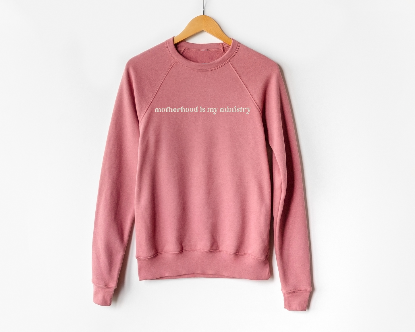 Motherhood is my Ministry Crewneck