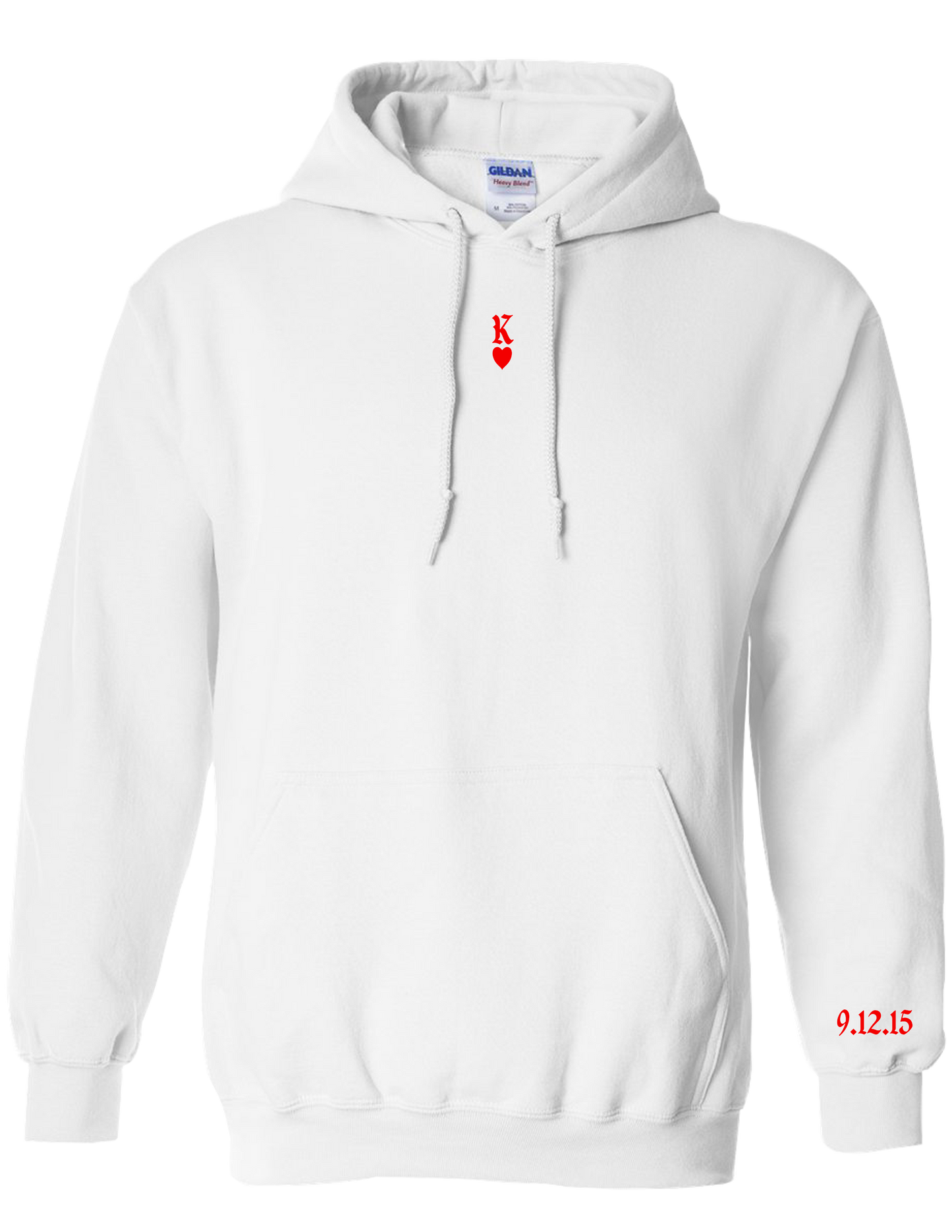 King and Queen of Heart Hoodies