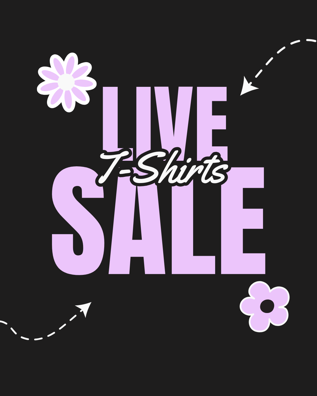 Live T-Shirt Sale