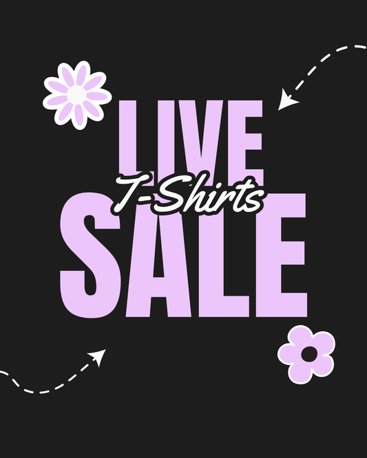 Live T-Shirt Sale