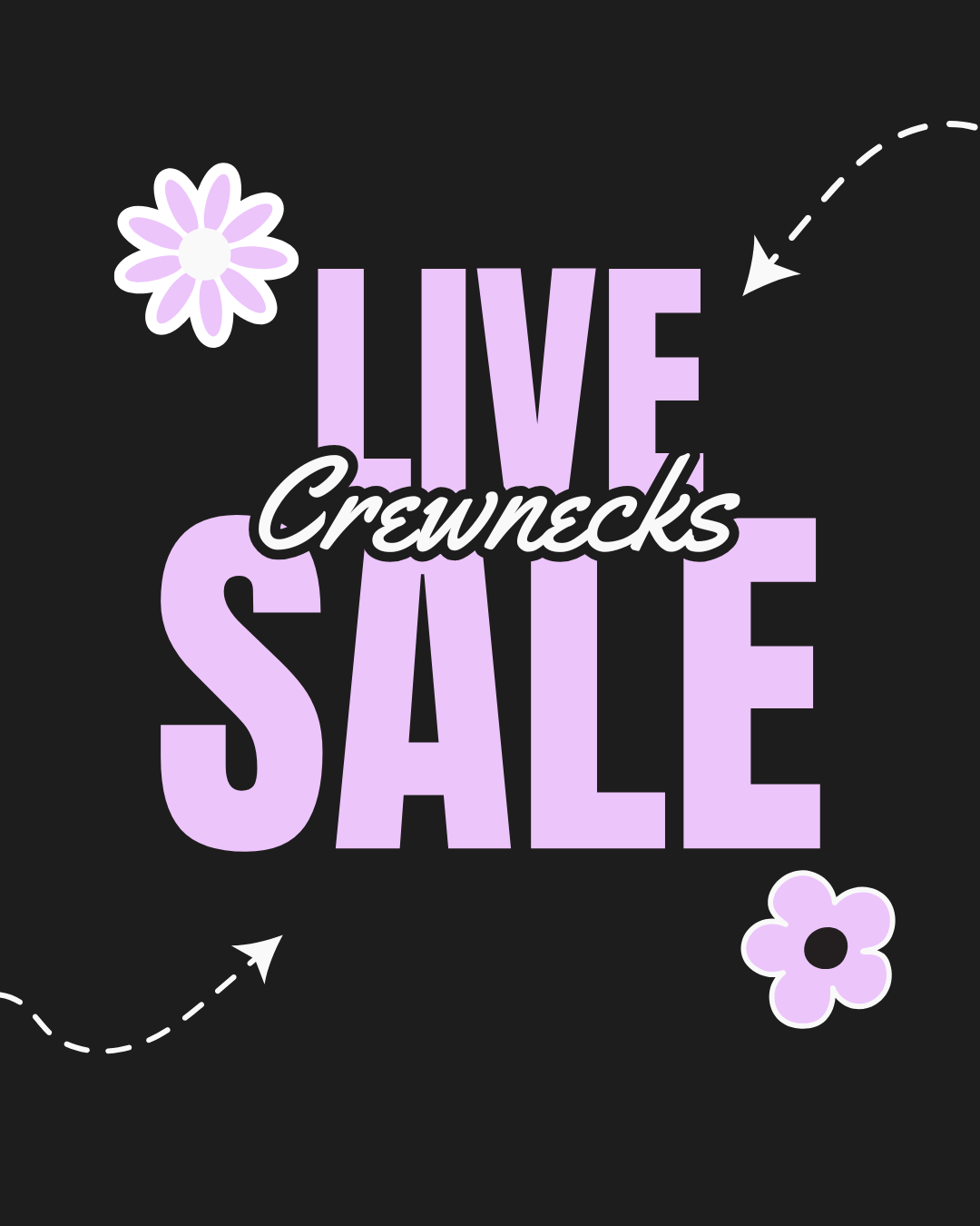 Live Crewneck Sale